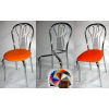 ХРОМированные стулья "Ванесса" с выбором цвета из 40 обивок (нагрузка до 100 кг.)