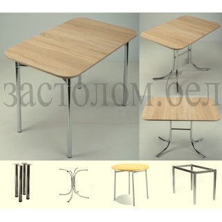 Стол кухонный обеденный. Цвет "Дуб Сонома". На 4-х видах ног. Любой размер.