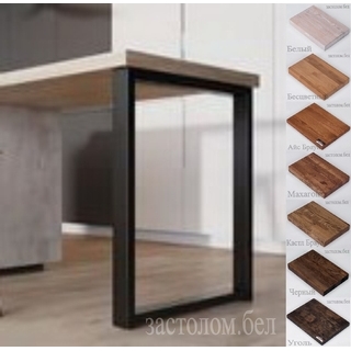 БАРНАЯ стойка из постформинга, ЛДСП или массива дуба стиле лофт серии О от производителя