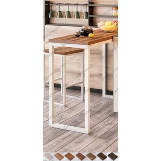 Стол барный из массива дуба серии "О". Выбор цвета и размера.