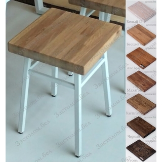 Табурет серии "К" на цельно сварном каркасе с жестким или мягким сиденьем (нагрузка до 150кг.)