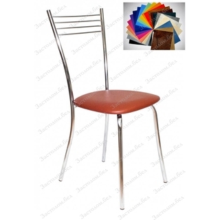 УДОБНЫЕ ХРОМированные стулья "Хлоя" с выбором цвета из 40 обивок (нагрузка до 100 кг.) УДОБНЫЕ ХРОМированные стулья "Хлоя" с выбором цвета из 40 обивок (нагрузка до 100 кг.)