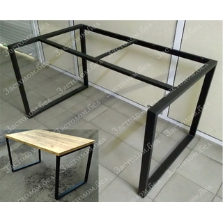 Подстолье для стола серии "О" со смещением царги. Размеры и цвет на выбор