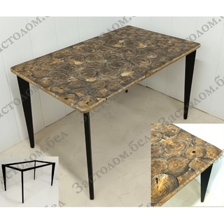 В НАЛИЧИИ! Стол из СПИЛОВ ТУИ на цельносварной раме серии "Т-5" в размере 1300*800мм. В НАЛИЧИИ! Стол из СПИЛОВ ТУИ на цельносварной раме серии "Т-5" в размере 1300*800мм.