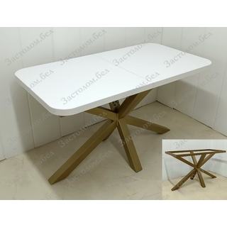 Стол из массива дуба, ЛДСП или постформинга на на цельносварном подстолье серии "Ж" с выбором цвета ножек и столешницы Стол из массива дуба, ЛДСП или постформинга на на цельносварном подстолье серии "Ж" с выбором цвета ножек и столешницы