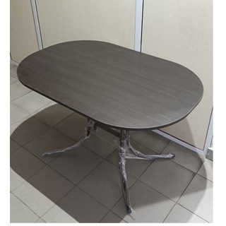 В НАЛИЧИИ стол овальный 1200х800мм на металлическом подстолье В НАЛИЧИИ стол овальный 1200х800мм на металлическом подстолье