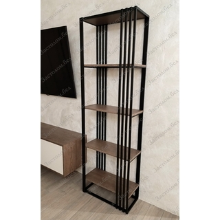 Стеллаж металлический "Лайн" с полками из ДУБА, ЛДСП или постформинга. Выбор размера и цвета Стеллаж металлический "Лайн" с полками из ДУБА, ЛДСП или постформинга. Выбор размера и цвета