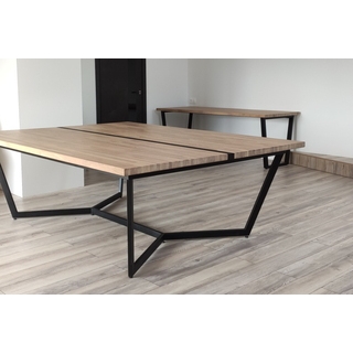 Стол для переговоров офисный на металлокаркасе серии "Сигма" с выбором цвета и размера