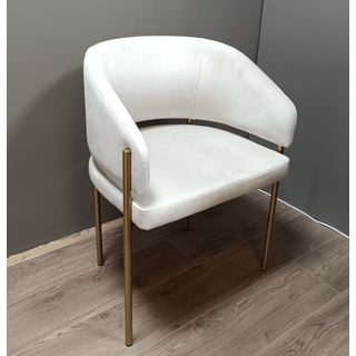 Надежный обеденный стул "Модель 11" на цельносварной раме с выбором обивок и цвета ножек (нагрузка до 120 кг.)