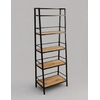 Стеллаж металлический "А" с вкладными полками из массива ДУБА или ЛДСП. Выбор размера и цвета