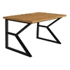 Письменный стол из массива дуба, постформинга или ЛДСП на металлокаркасе серии "ТР-4" с выбором цвета ножек и столешницы